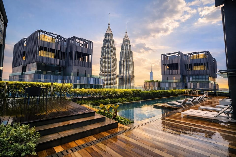 Property building, City view, Swimming pool
