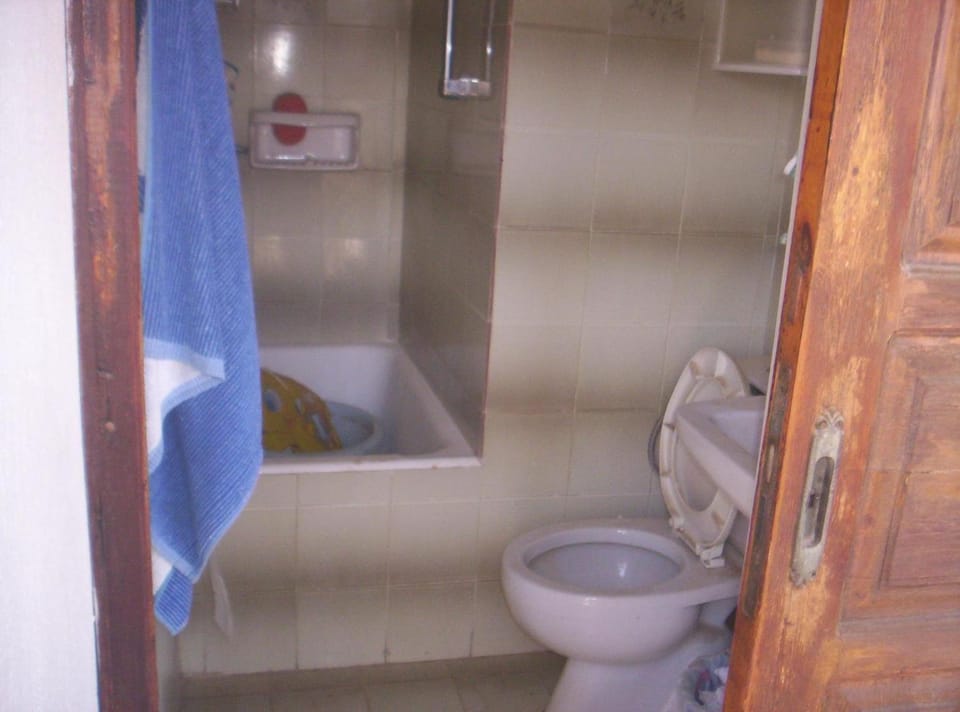Bathroom, Living room