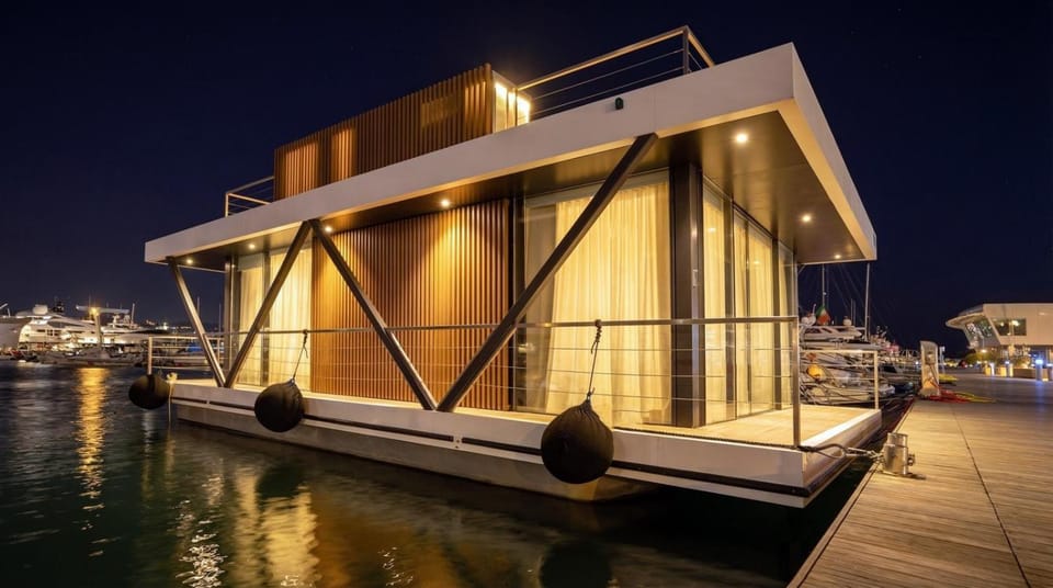 Property building, Night, Natural landscape