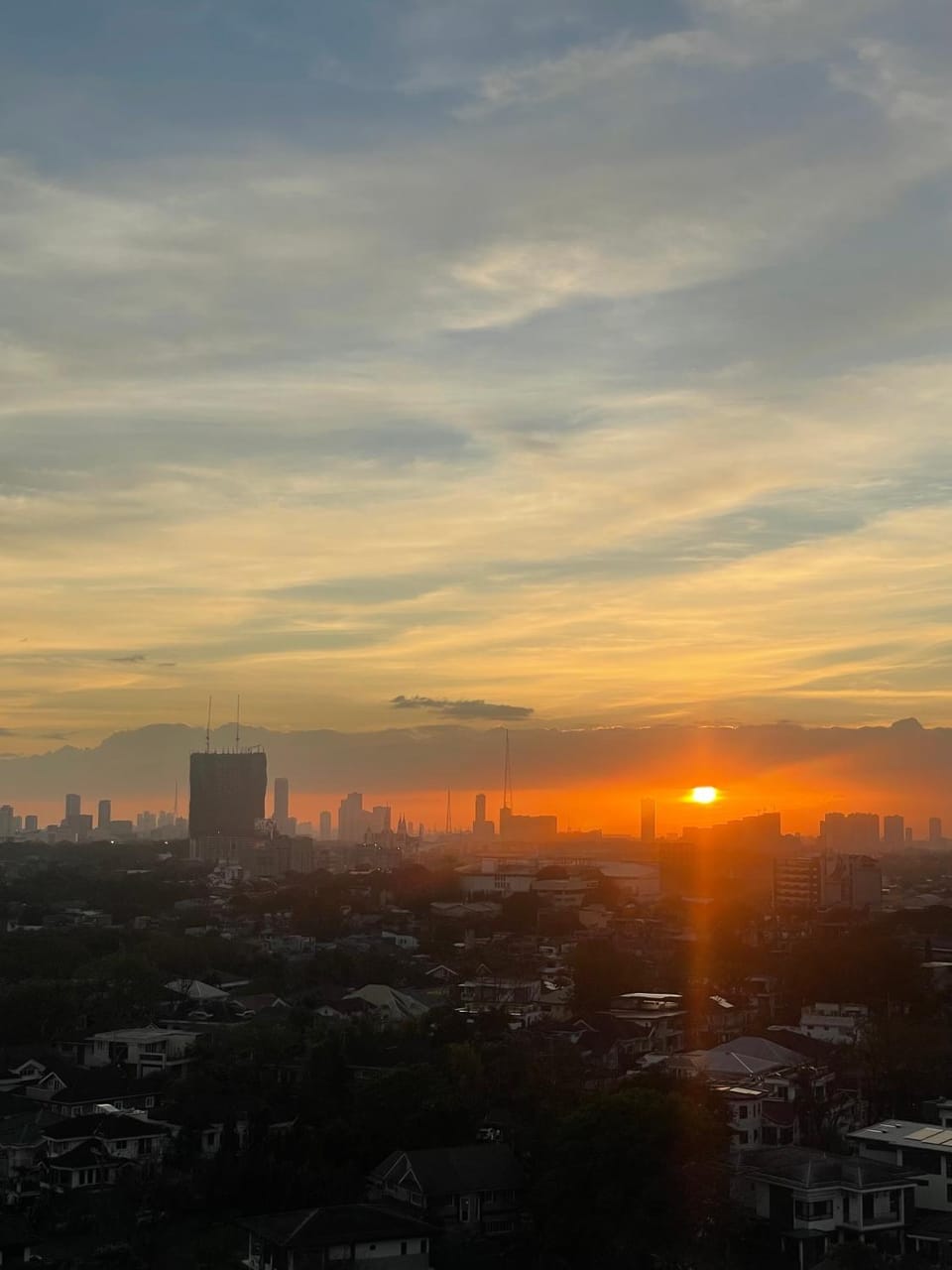 View (from property/room), City view, Sunset