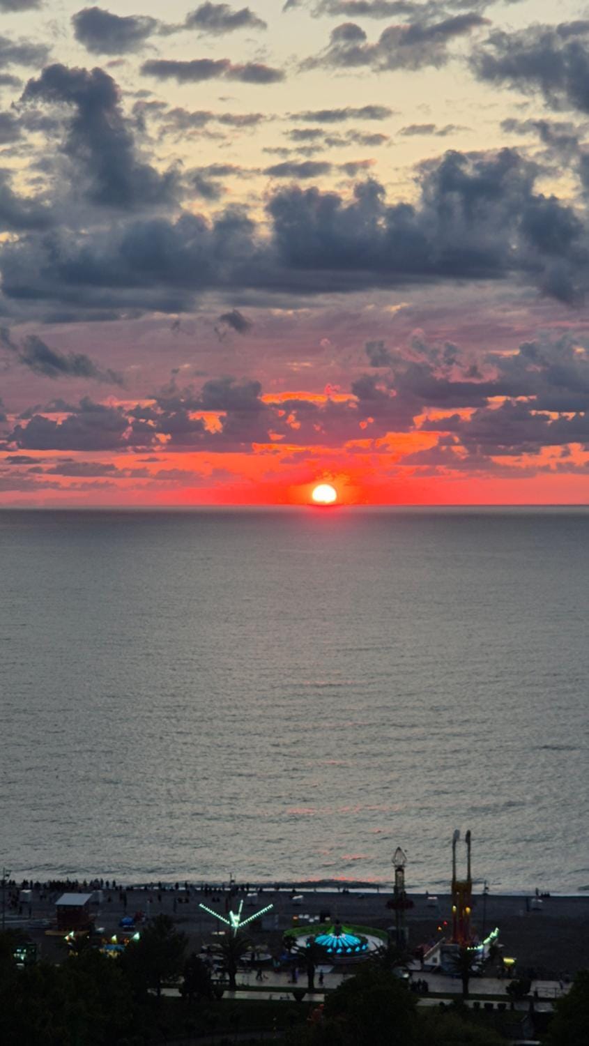 Day, Natural landscape, Beach, Sea view, Sunrise, Sunset