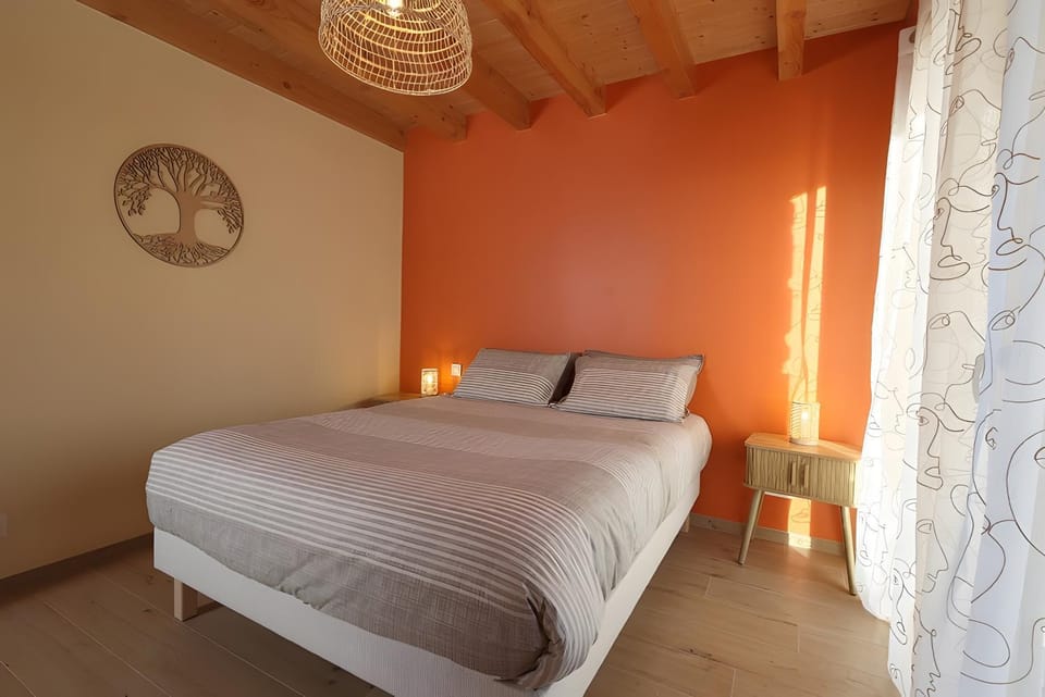 Property building, Living room, Bedroom