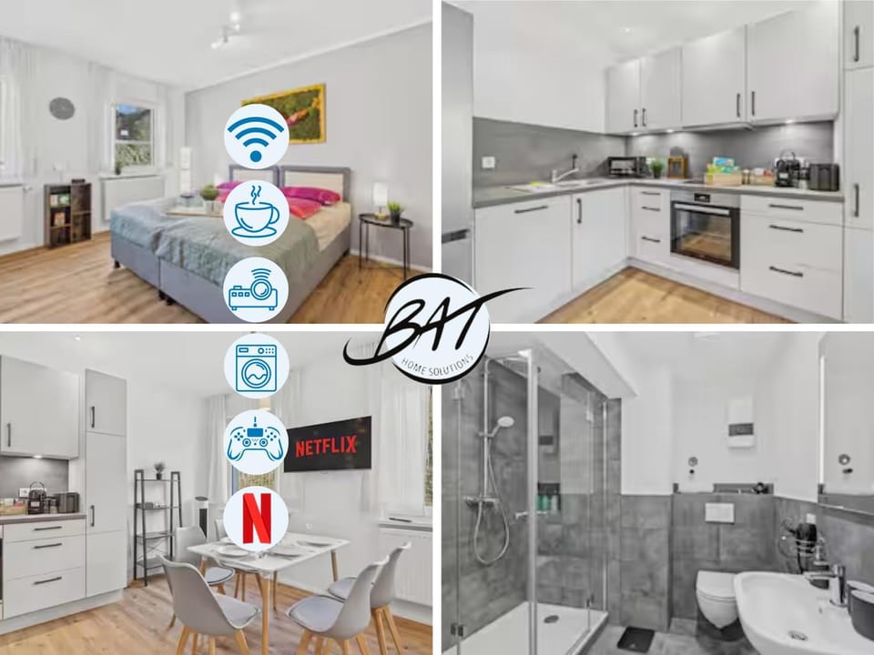 Bed, Kitchen or kitchenette, Photo of the whole room, Bedroom, Text overlay, dishwasher, oven, pet friendly, stove, toaster, washing machine, dryer