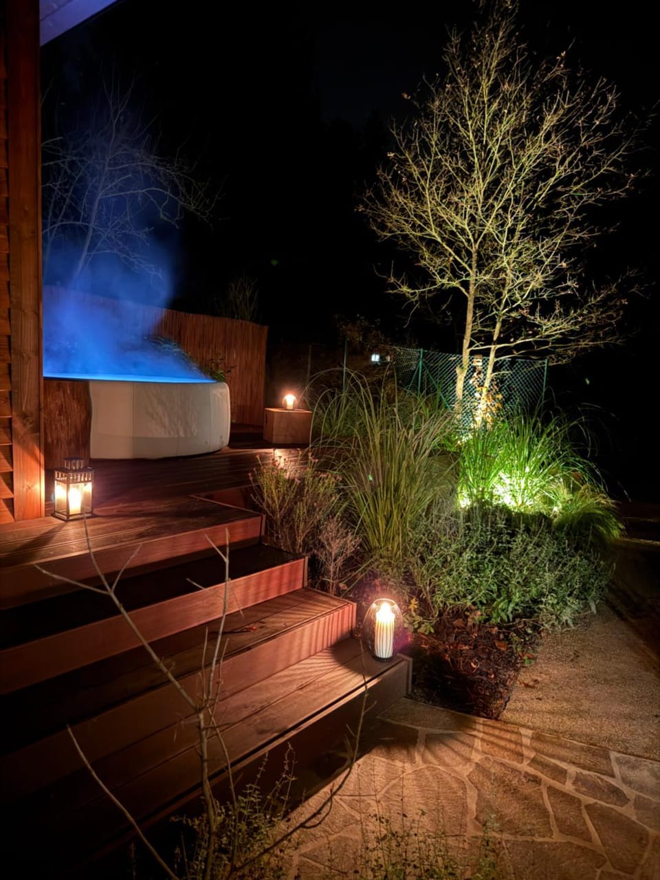 Garden, Hot Tub, Garden view