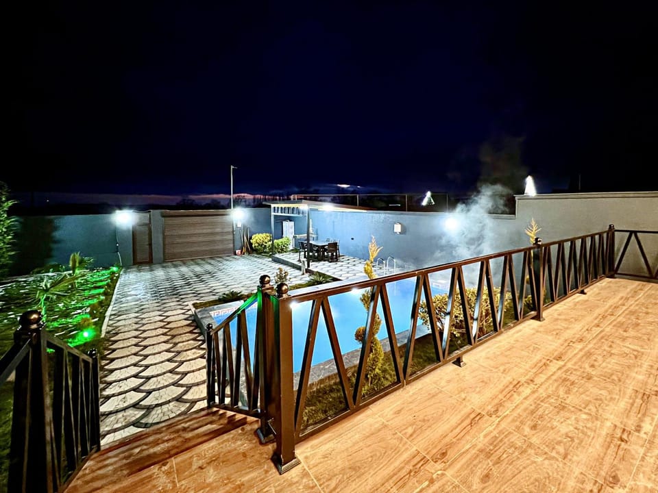 Patio, Night, Natural landscape, View (from property/room), Balcony/Terrace