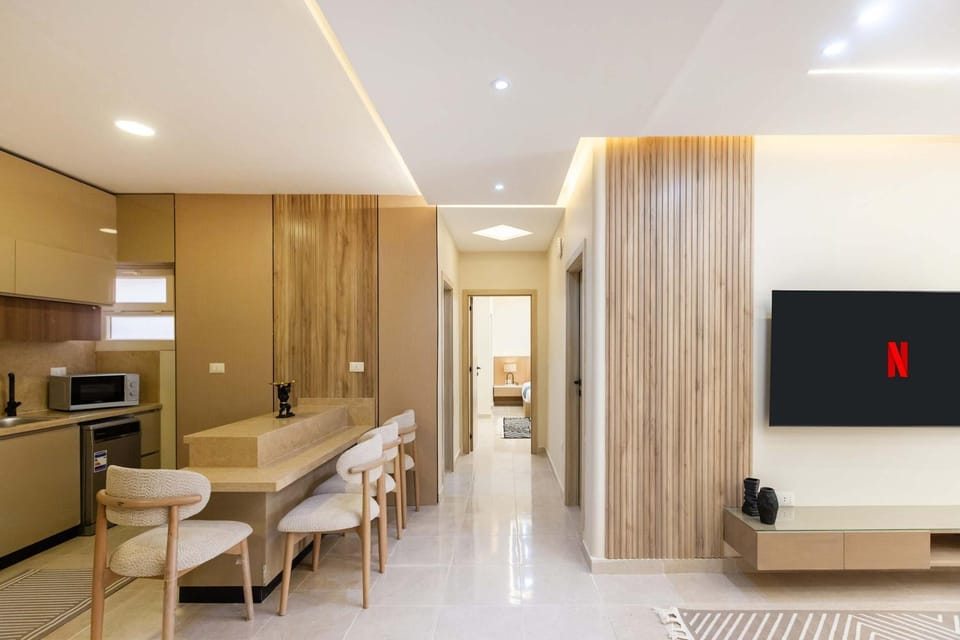 Premium 2BR - Sofa Bed - Front Desk & Security 247 Apartment in New Cairo City