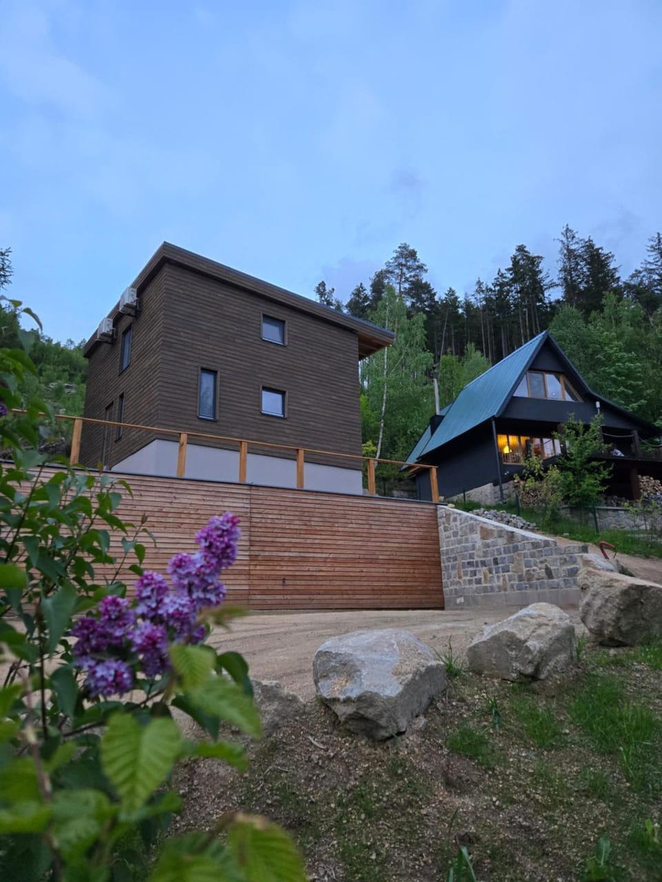 Property building, Spring, Garden