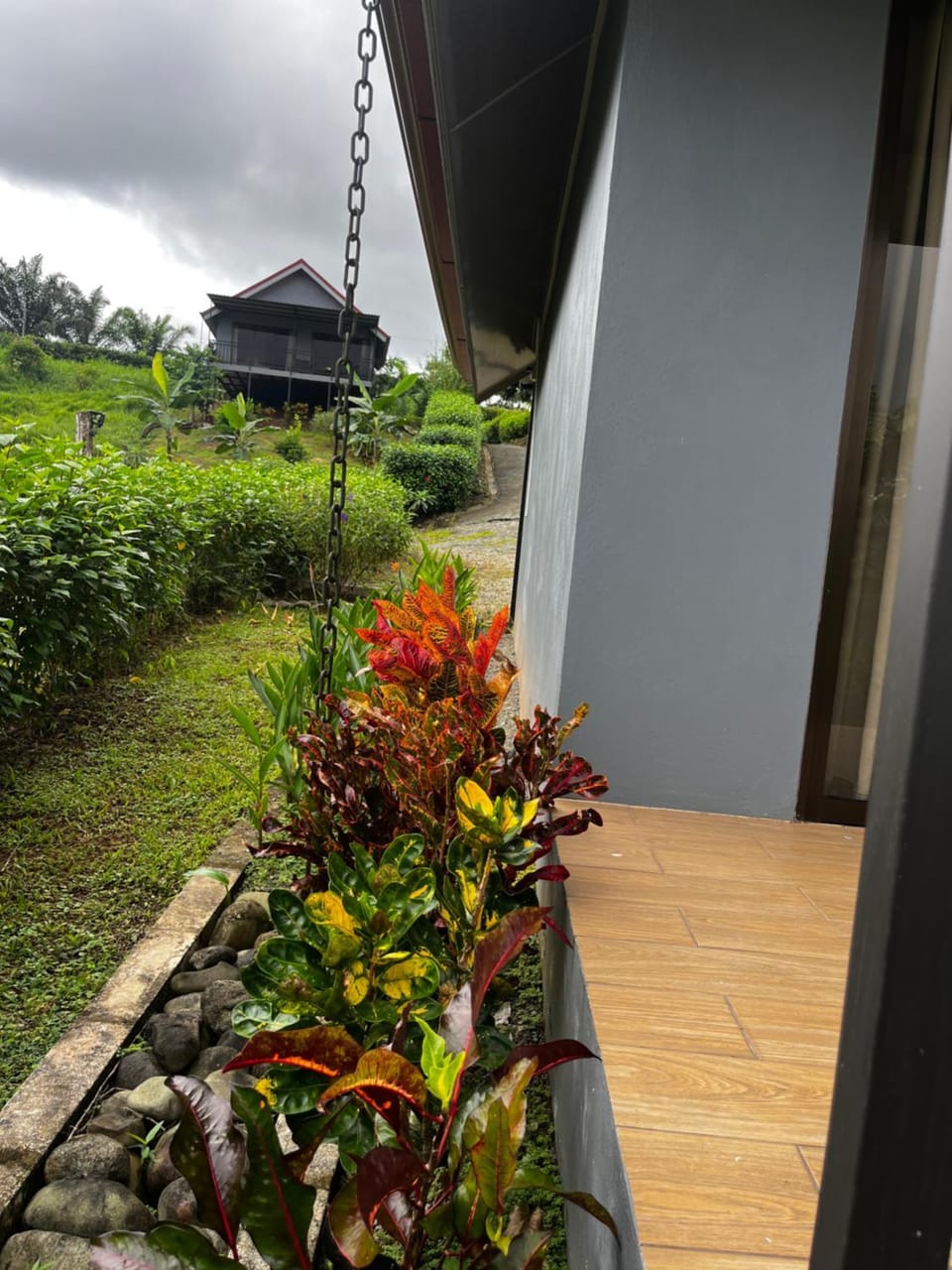 Property building, Garden, Balcony/Terrace, Garden view