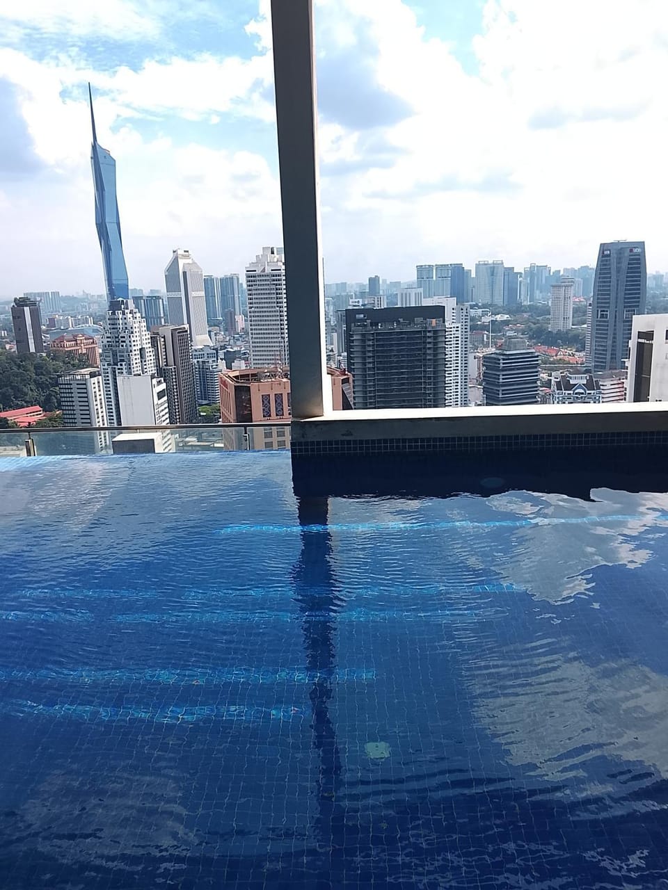 City view, Pool view