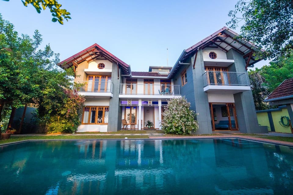 Property building, Pool view, Swimming pool