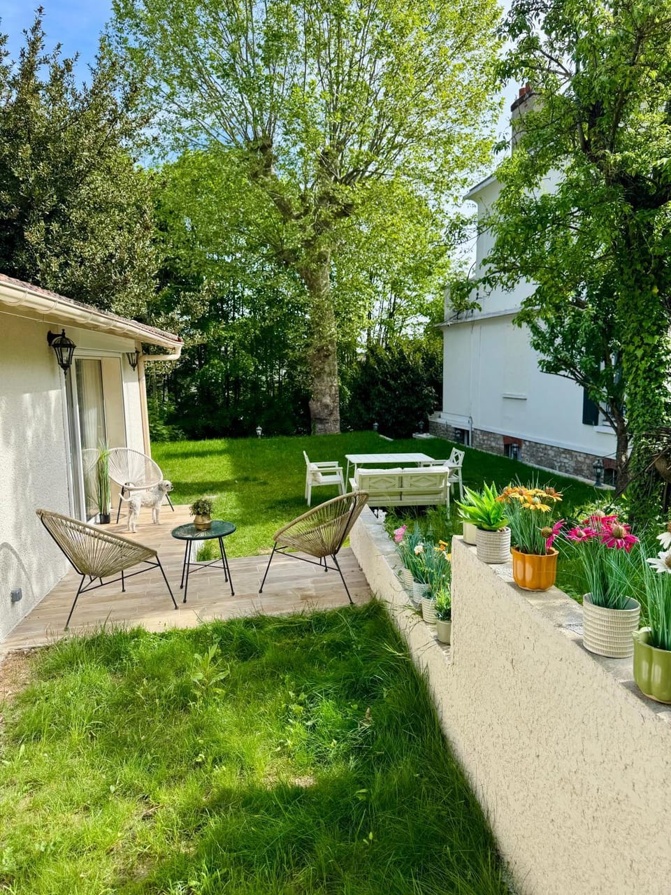 Spring, Day, Natural landscape, Garden, Garden view