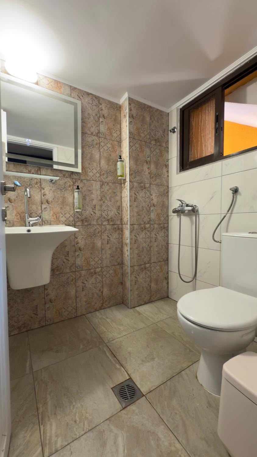 Shower, Toilet, Bathroom, towels