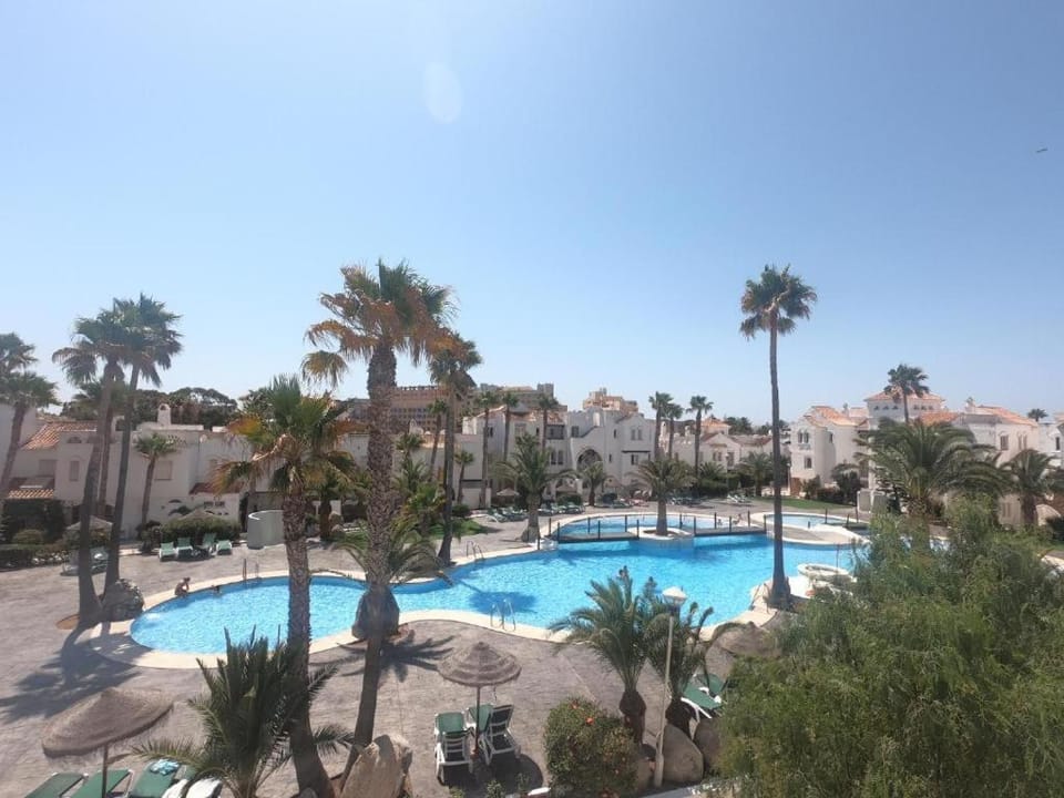Natural landscape, Pool view, Swimming pool, sunbed