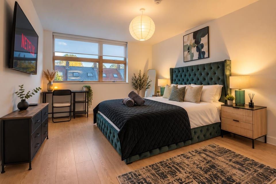 1BR Flat Sleeps 6 - 15 Mins to Central London Apartment in London Borough of Southwark