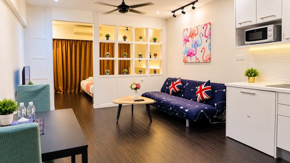 Living room, Bedroom
