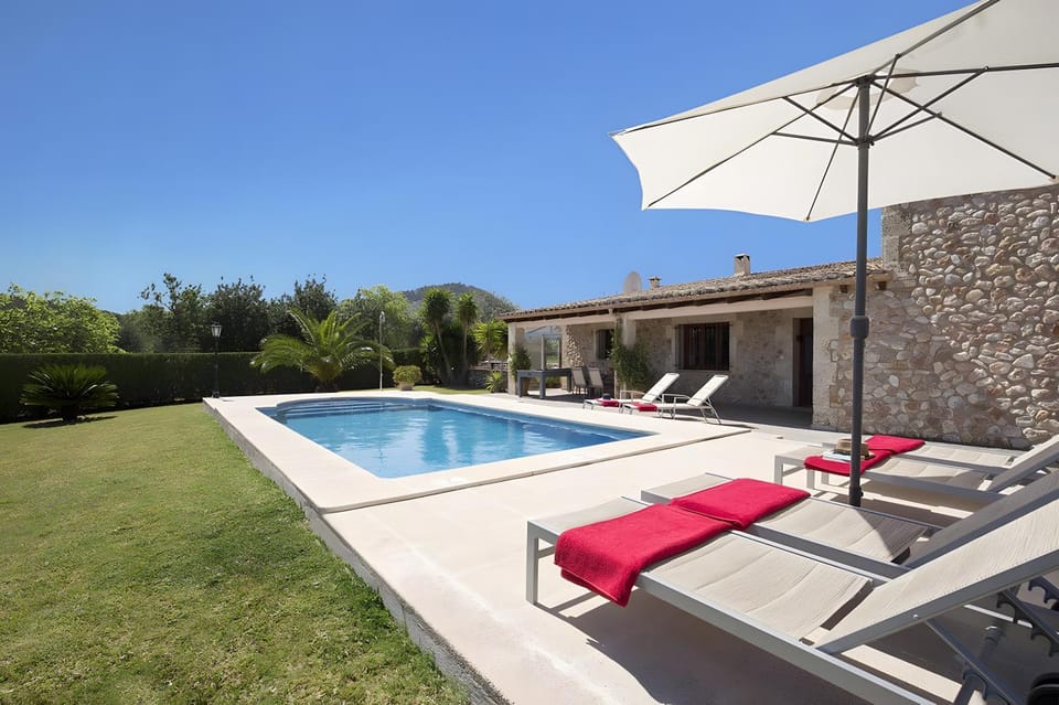 Property building, Living room, Swimming pool