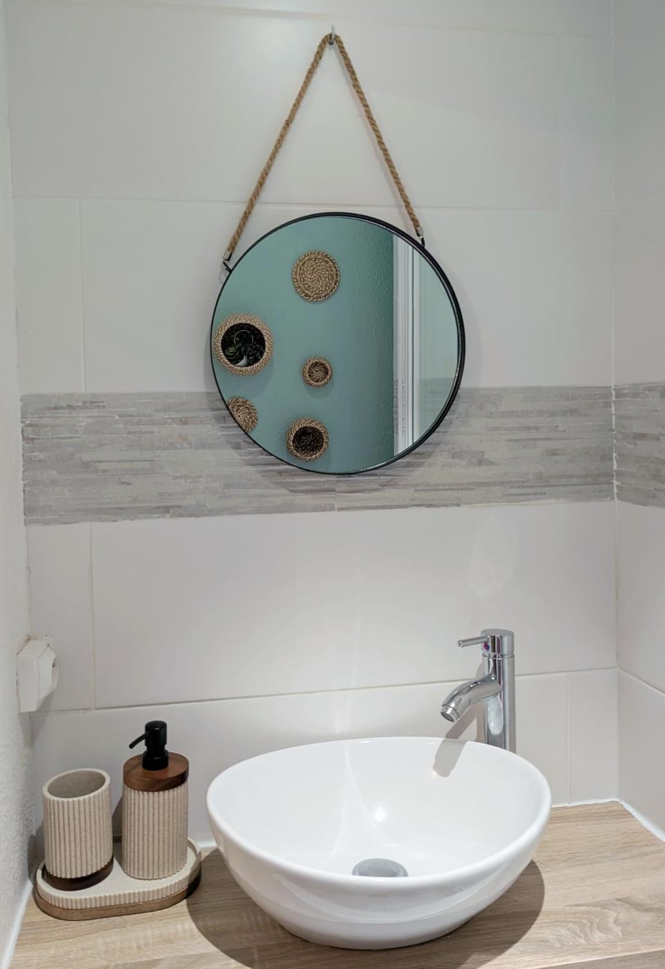 Bathroom, hair dryier