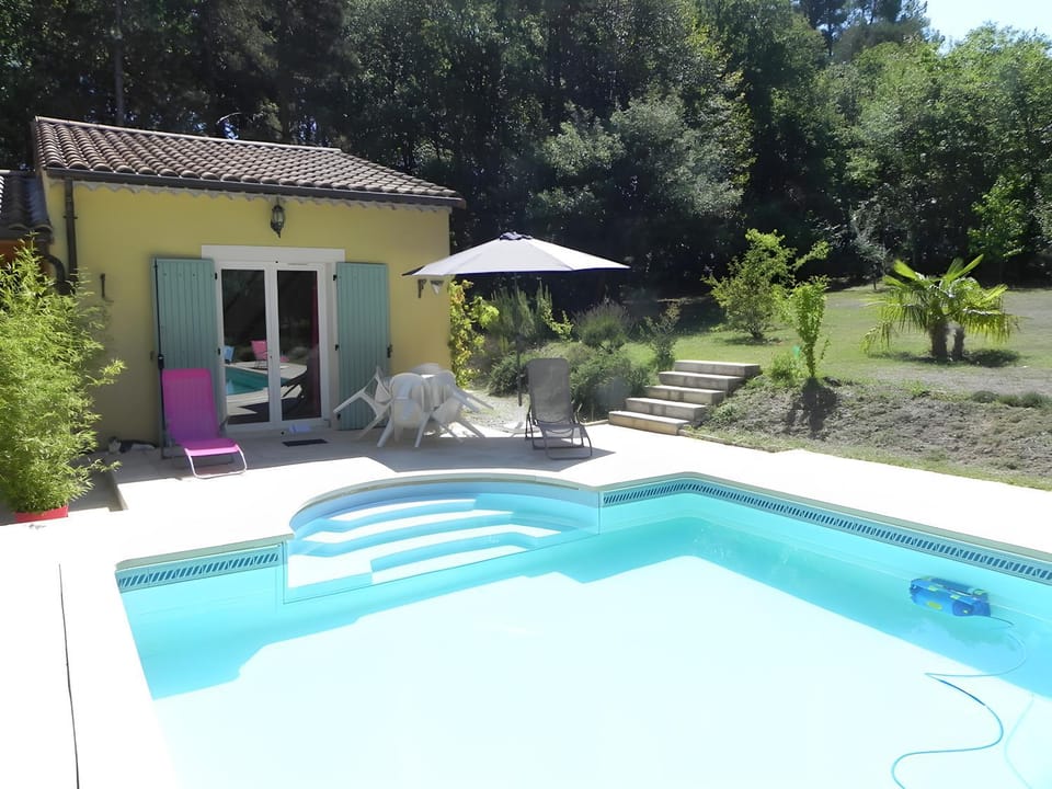 Property building, Living room, Swimming pool