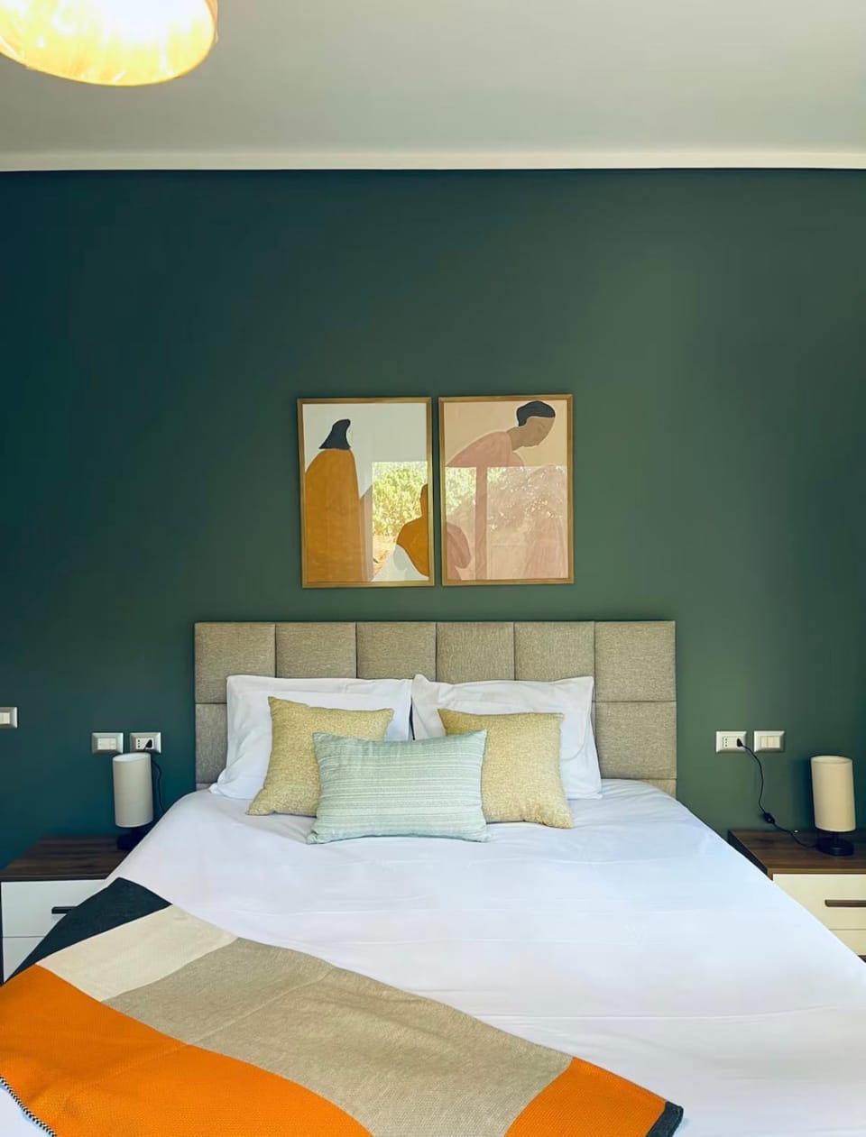 Bed, Decorative detail, Bedroom