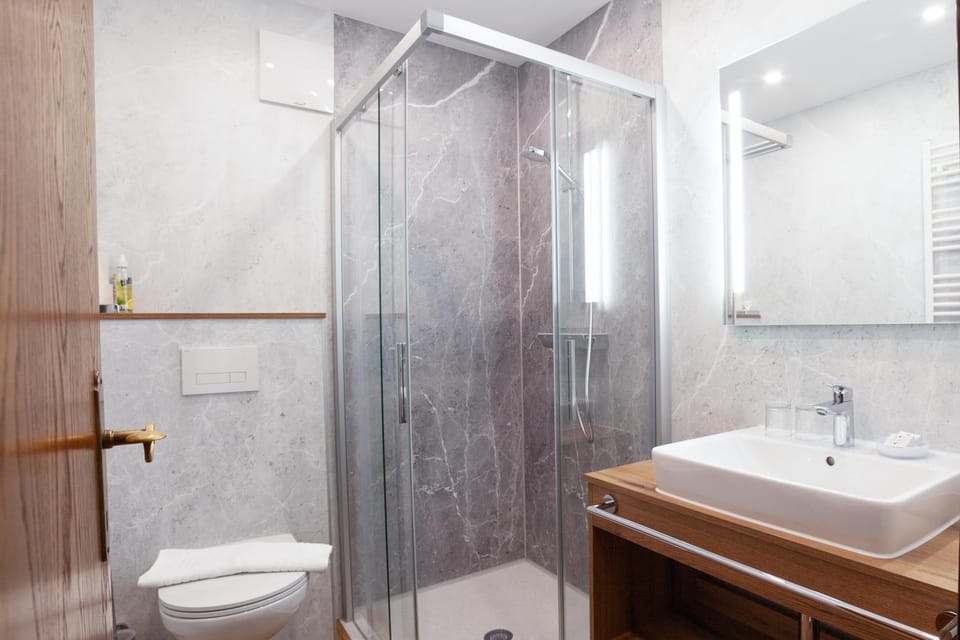 Shower, Toilet, Bathroom, towels