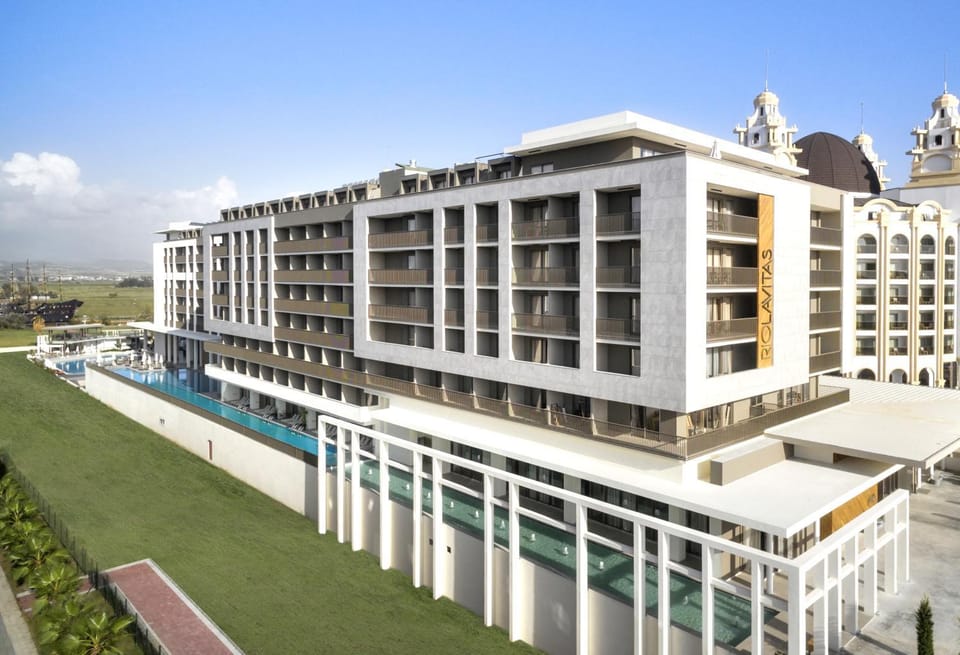 Property building, Facade/entrance, Day, Pool view, Swimming pool