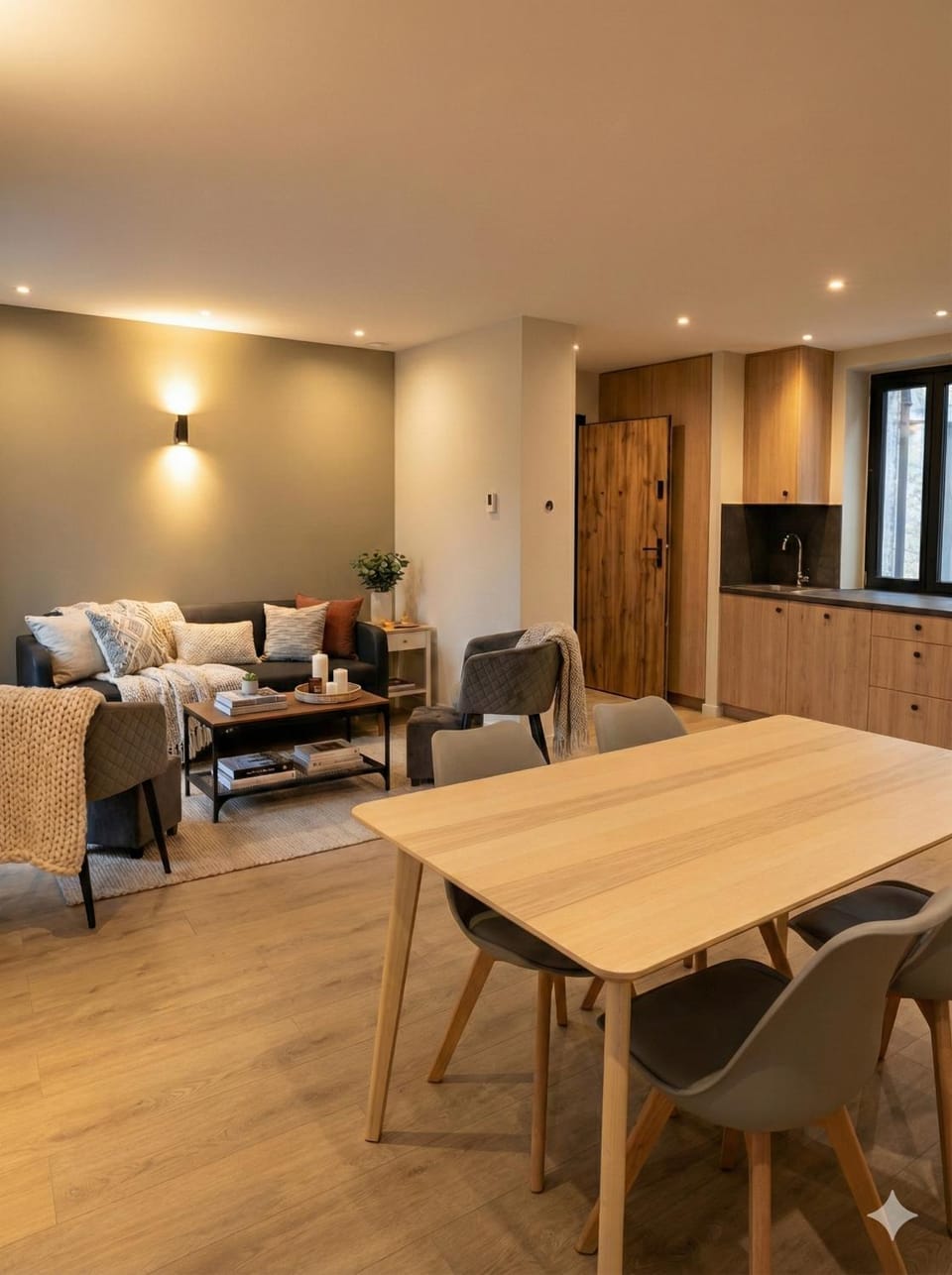 Living room, Dining area