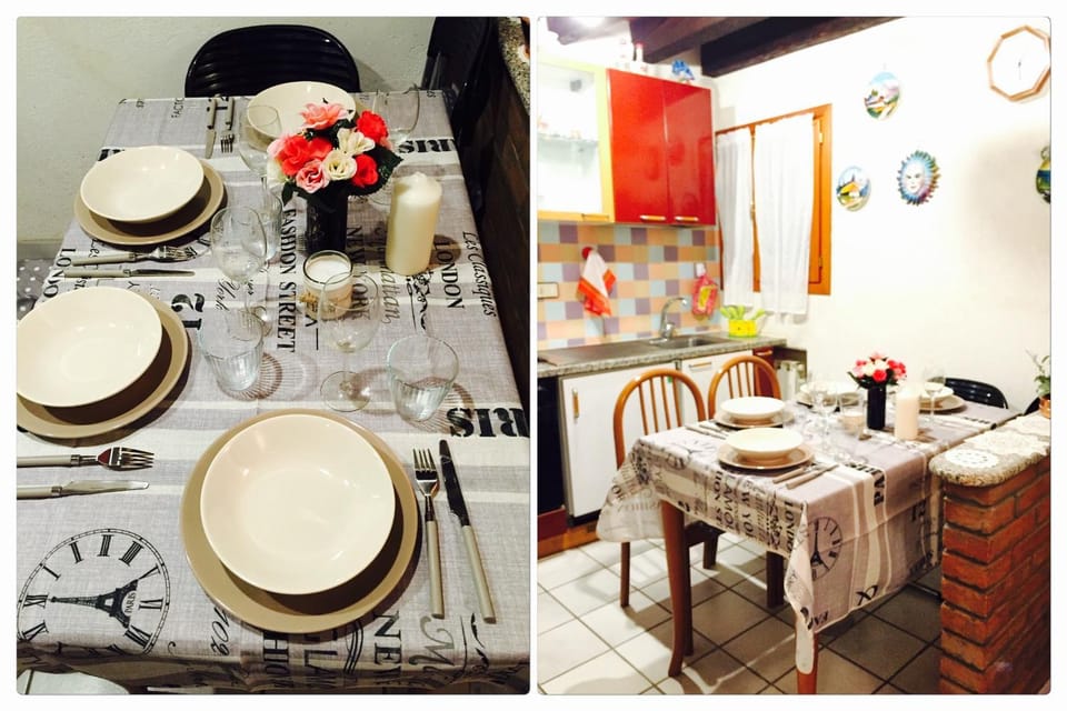 Kitchen or kitchenette, Dining area