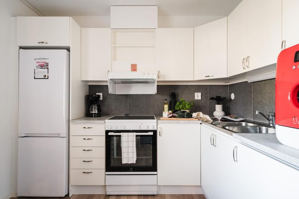 Guestly Homes - Homely 1BR Business Apartment Apartment in Norrbotten County, Sweden