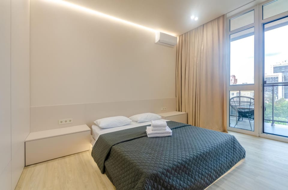 Bed, Bedroom, air conditioner