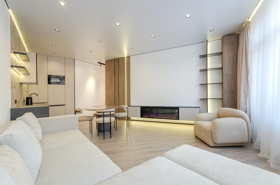 Living room, Seating area, fireplace