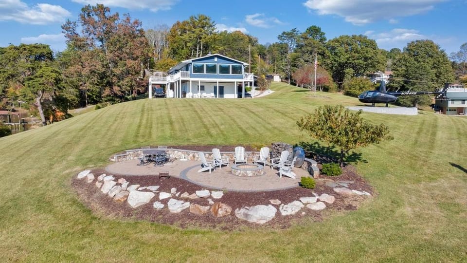 Property building, Spring, Day, Bird's eye view