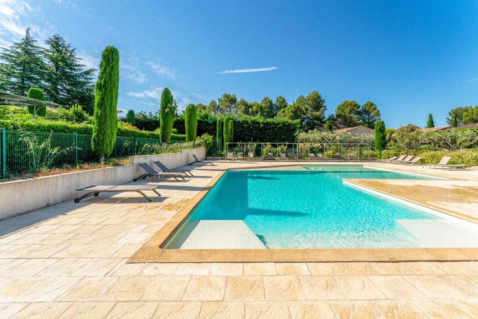 Property building, Living room, Swimming pool