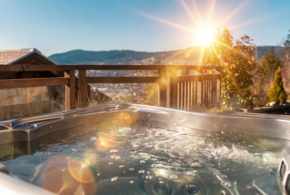 Natural landscape, Hot Tub, Mountain view
