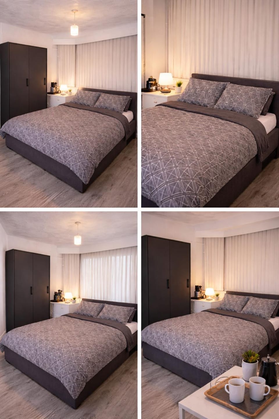 Bed, Bedroom, wardrobe