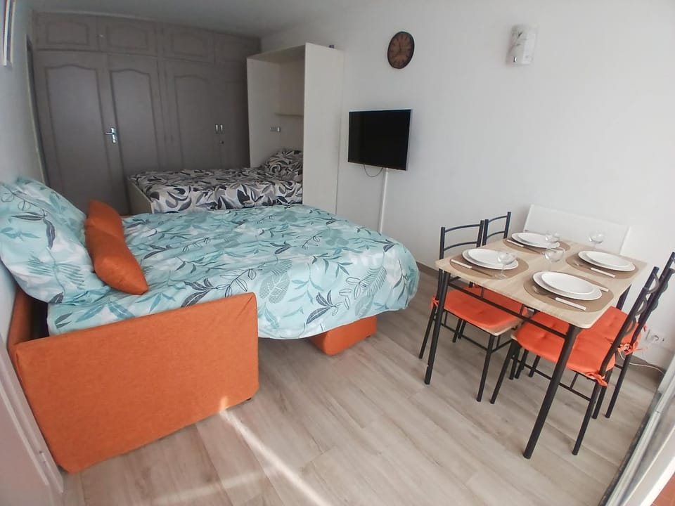 Bed, TV and multimedia, Living room, Photo of the whole room, Bedroom, wardrobe