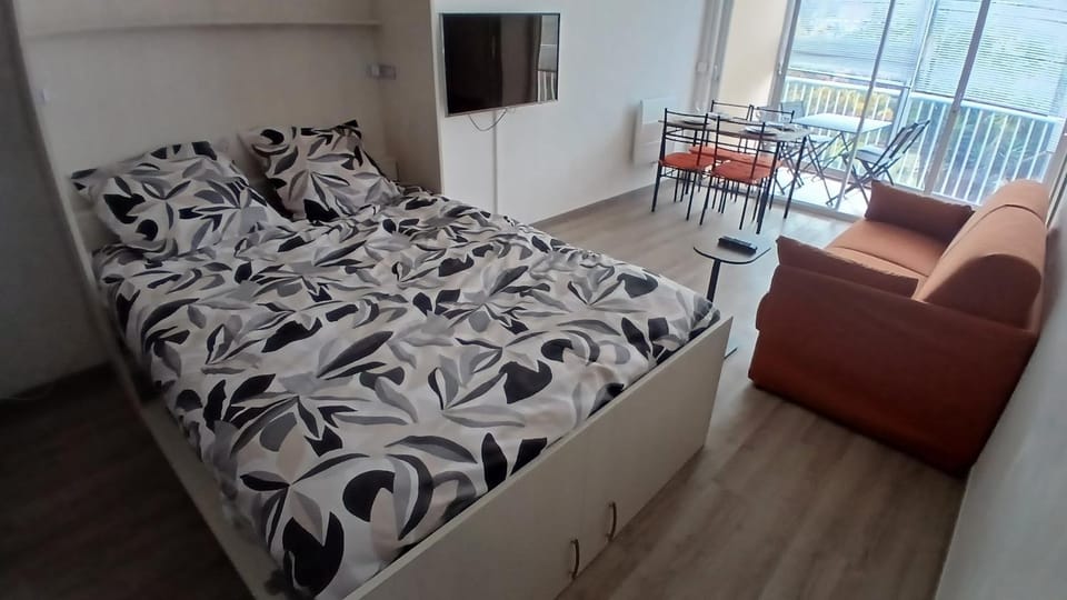 Bed, TV and multimedia, Living room, Photo of the whole room, Bedroom
