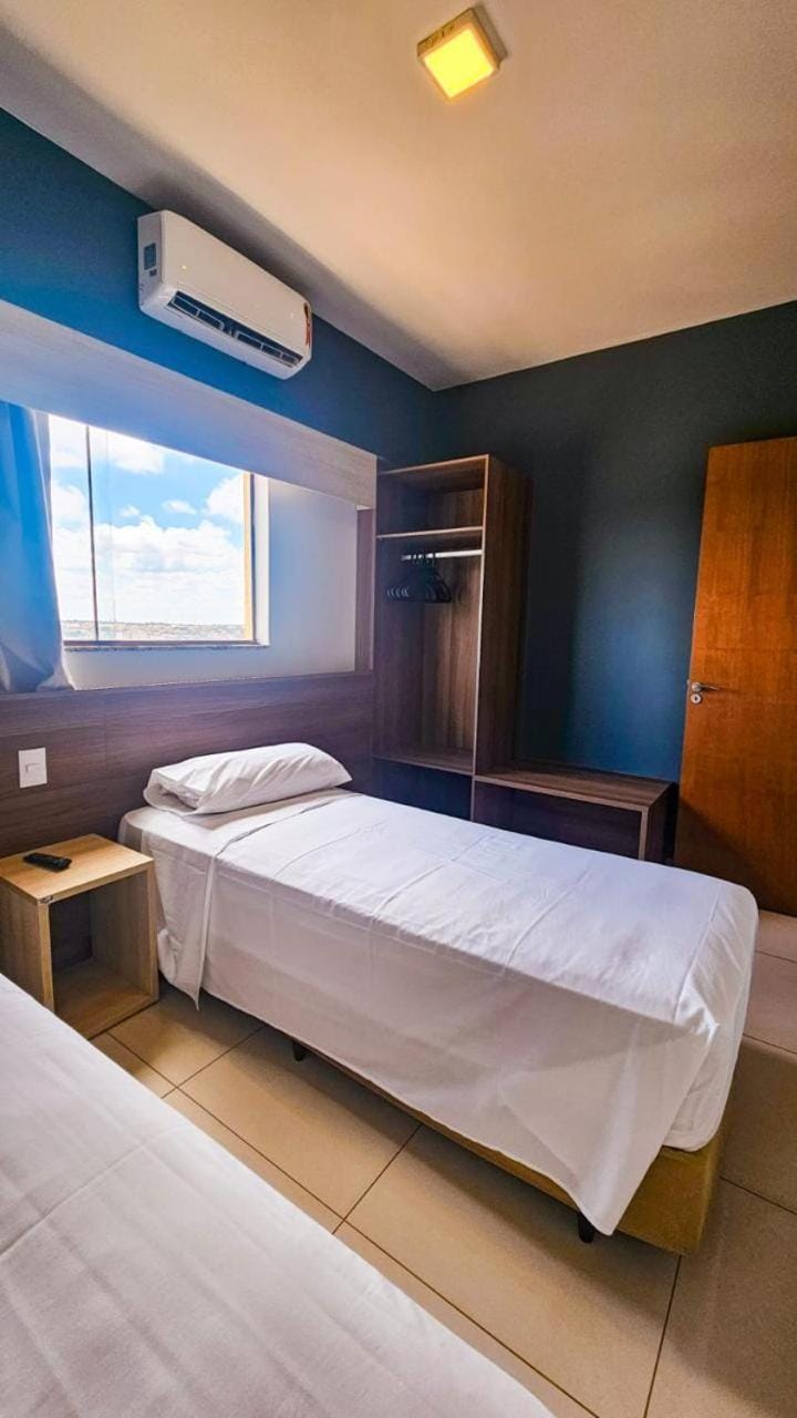Bed, Photo of the whole room, Bedroom, wardrobe, air conditioner