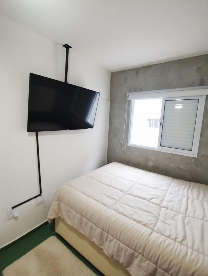 Decorado e aconchegante no melhor lugar da Ocian Apartment in State of São Paulo