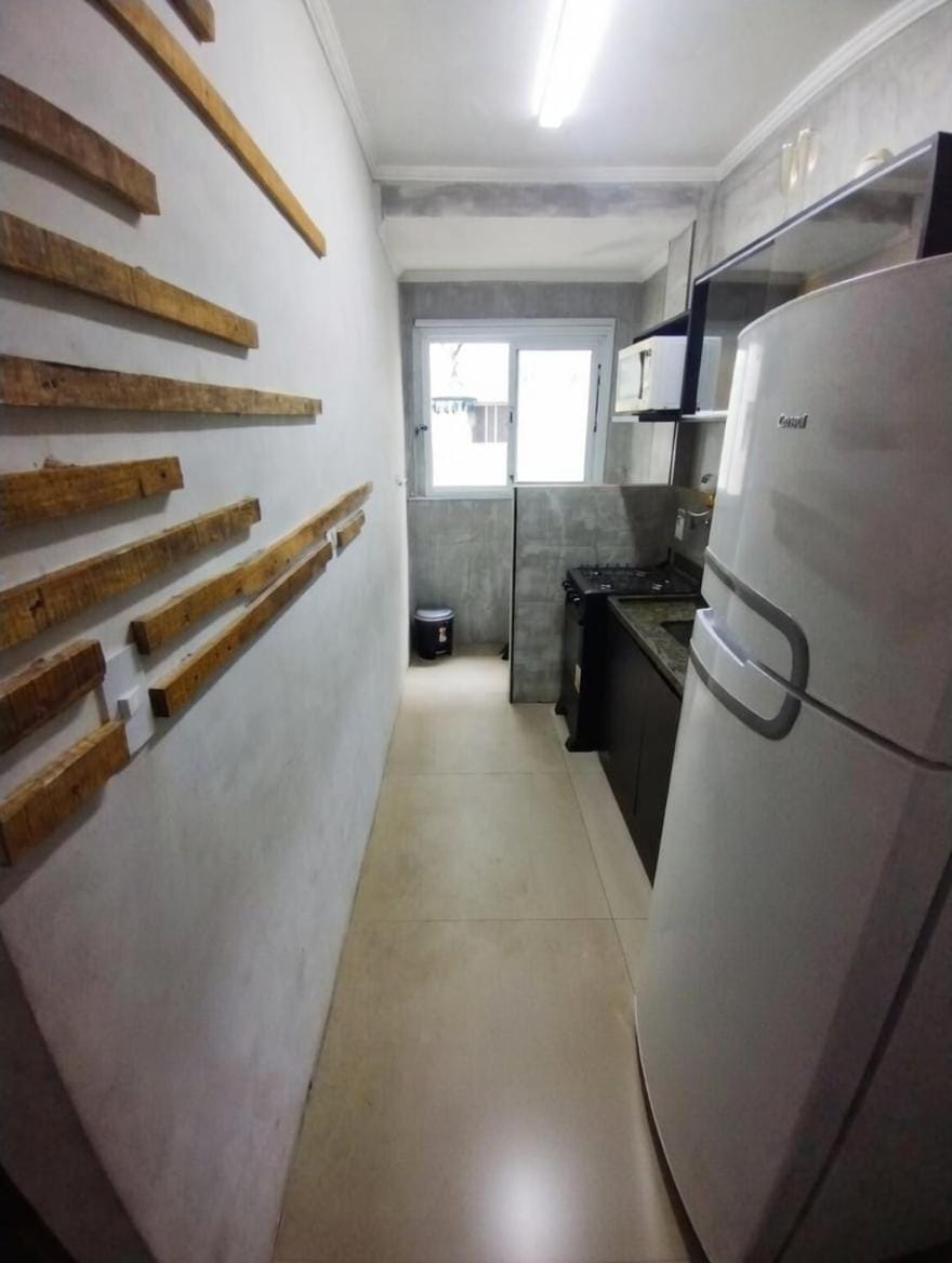 Decorado e aconchegante no melhor lugar da Ocian Apartment in State of São Paulo