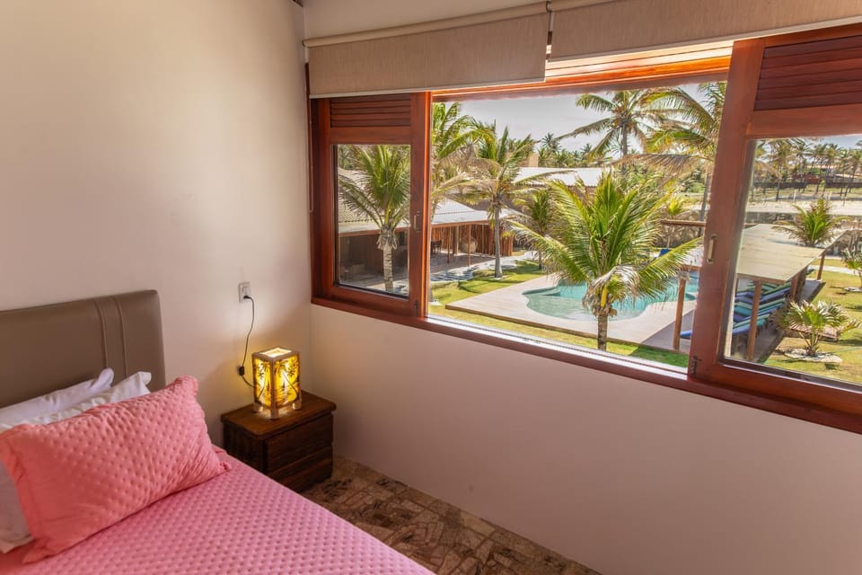 Bedroom, Garden view, Pool view