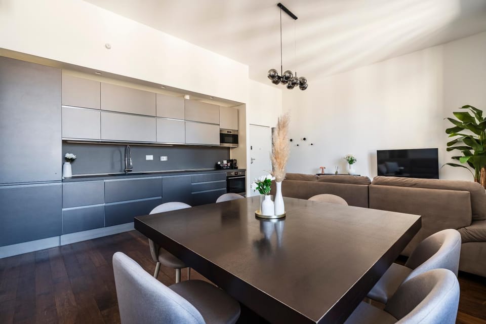 Communal lounge/ TV room, TV and multimedia, Kitchen or kitchenette, Living room, Seating area, Dining area, Evening entertainment, minibar