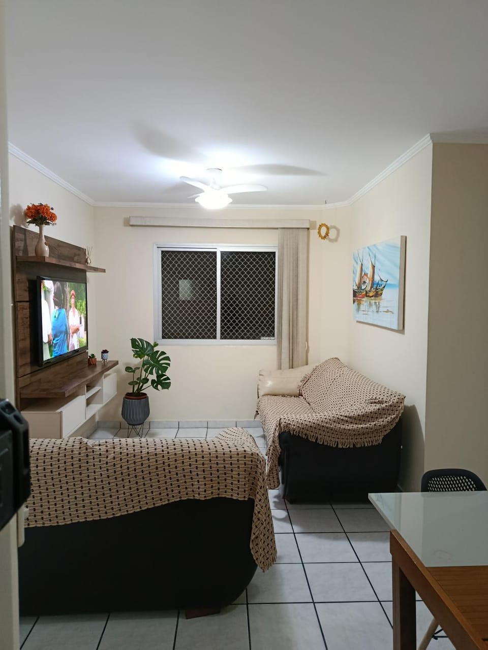 Frente à Praia, 2 Quartos, vista lateral para o mar, garagem, Wi-Fi Apartment in State of São Paulo
