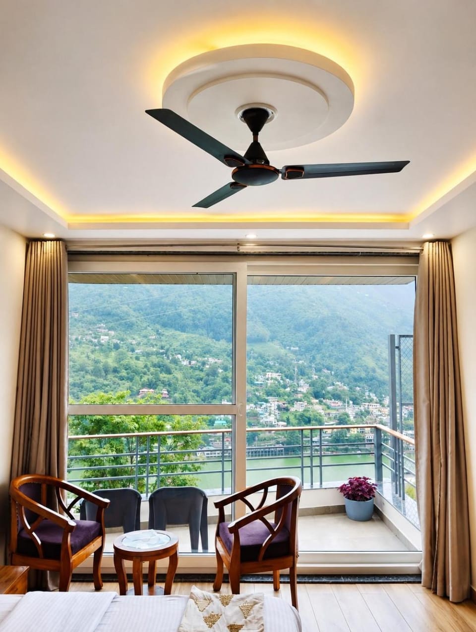 Seating area, Mountain view