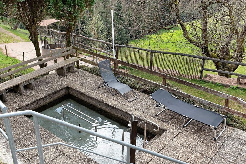 Property building, Living room, Swimming pool