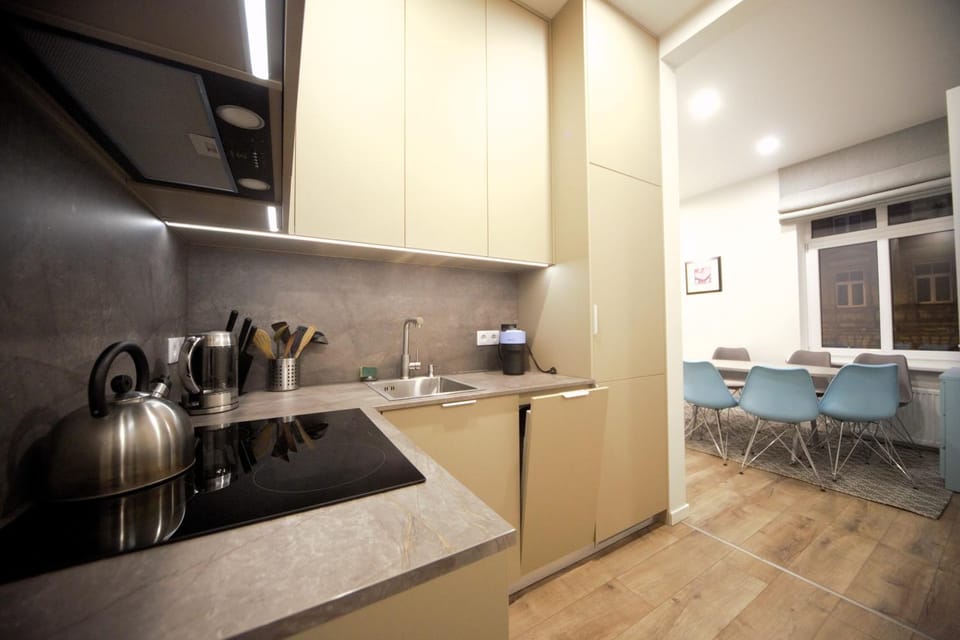 Two bedroom apartment central with private Parking Apartment in Riga