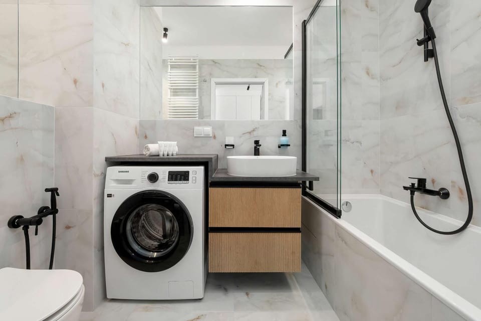 Shower, Bathroom, Bath, washing machine