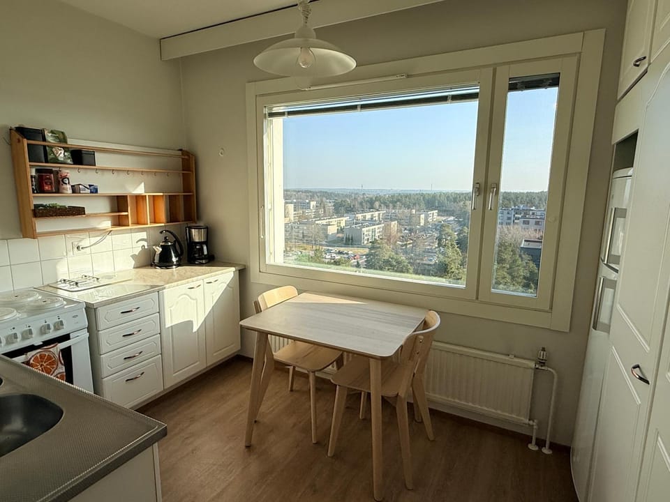 Natural landscape, Kitchen or kitchenette, Dining area, oven, stove