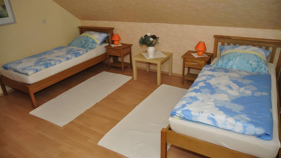 Property building, Living room, Bedroom