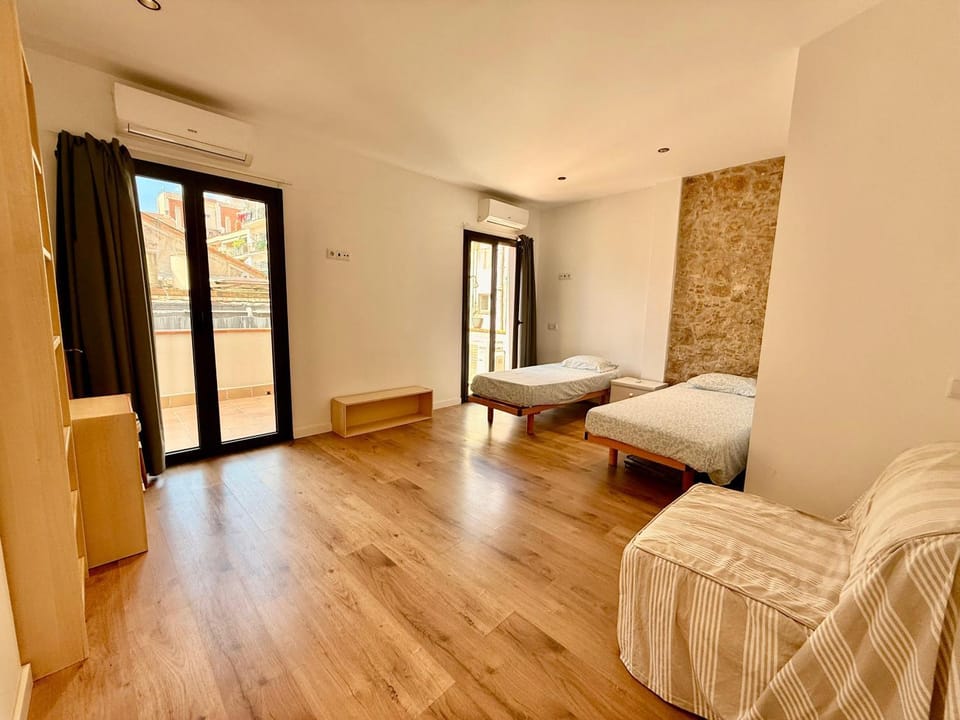 Solarium, Photo of the whole room, Bedroom