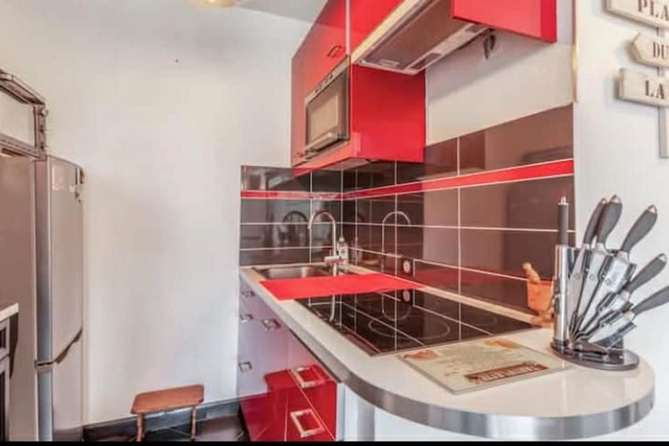 Swimming pool and view in Trouville-sur-Mer Apartment in Deauville